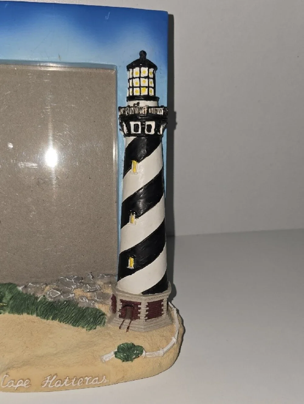 Cape Hatteras Lighthouse Nautical Blue Photo Frame